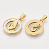 201 Stainless Steel Pendants STAS-N089-61G-2