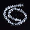 Anti-Tarnish Glass Beads Strands GR16MMY-01L-2