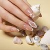 6 Sheets 2 Colors Mixed Shapes PET Nail Art Stickers DIY-HS0002-07-6