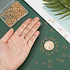 200Pcs 2 Style Brass Open Jump Rings KK-PH0002-76-6