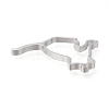 Non-Tarnish 304 Stainless Steel Open Back Bezel Pendants STAS-K208-07P-A-2