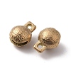 Brass Bell Pendants LS-KK-WH0056-01G-2