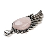 Natural Rose Quartz Big Pendants G-G112-02AS-13-2