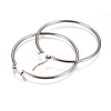 Tarnish Resistant 201 Stainless Steel Hoop Earrings EJEW-I232-02C-P-2