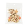 3Pcs Alloy Enamel Keychains KEYC-FS00042-01-6
