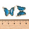 Brass Pave Faceted Glass Connector Charms FIND-Z020-03P-3