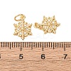 Brass Micro Pave Cubic Zirconia Pendants KK-D019-12G-3