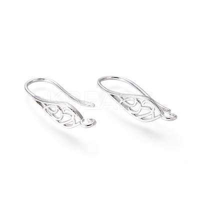 Brass Earring Hooks KK-G374-11P-1