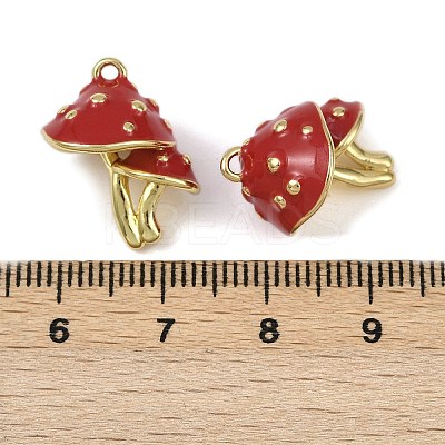 Brass Enamel Pendants KK-I358-074G-02-1