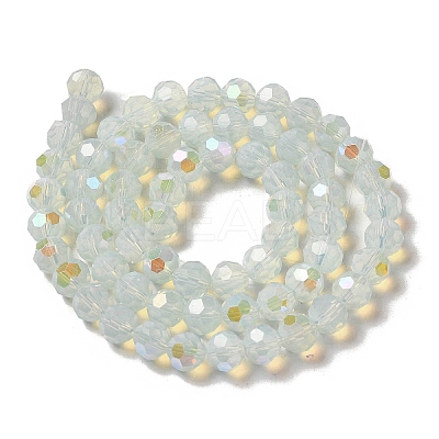 Imitation Jade Glass Beads Strands EGLA-A035-J8mm-L06-1