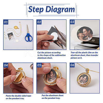 DIY Pendant Necklace Making Finding Kits DIY-FW0001-29-1