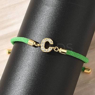 Adjustable Nylon Cord Bracelets BJEW-C096-01G-03-1