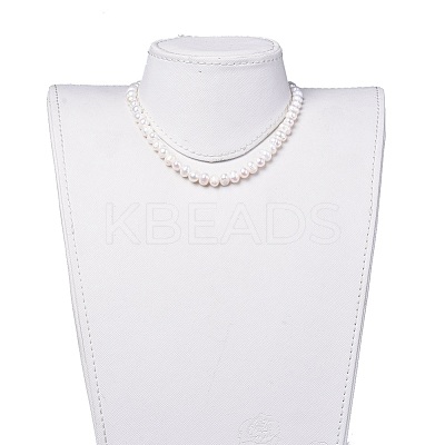 Natural Freshwater Pearl Necklaces NJEW-JN02513-1