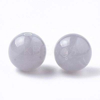 Acrylic Beads OACR-S022-25B-8mm-1