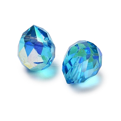 Transparent Glass Pendants GLAA-P070-A14-1