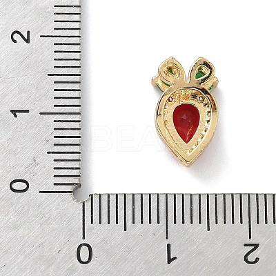 Brass Micro Pave Cubic Zirconia Pendants LS-KK-F909-02G-1