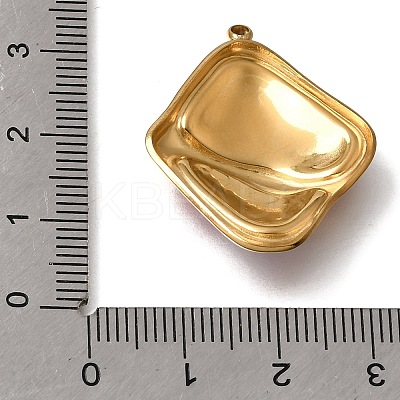 304 Stainless Steel Enamel Pendants SA-CBA27E8-07G-1