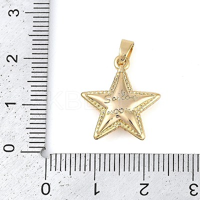 Rack Plating Brass Pendants KK-R165-06G-1