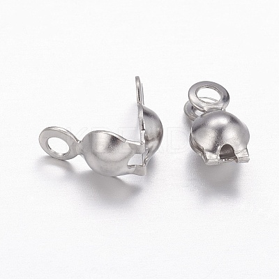 Tarnish Resistant 304 Stainless Steel Bead Tips LS-X-STAS-E129-05P-1