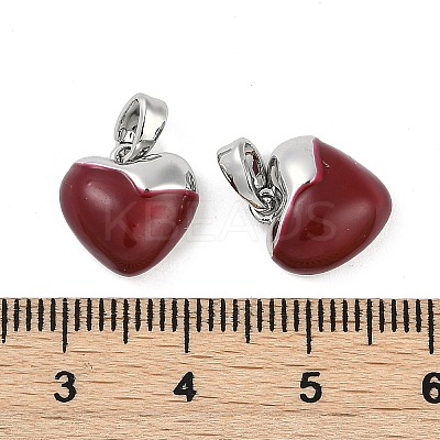 Brass Enamel Charms KK-U043-07P-1