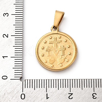 201 Stainless Steel Pendants STAS-C130-04A-G-1