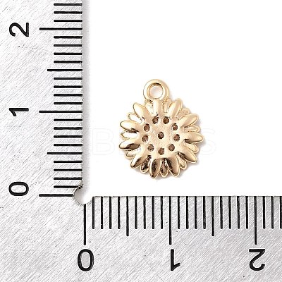 Brass Micro Pave Cubic Zirconia Pendants KK-A277-31G-1