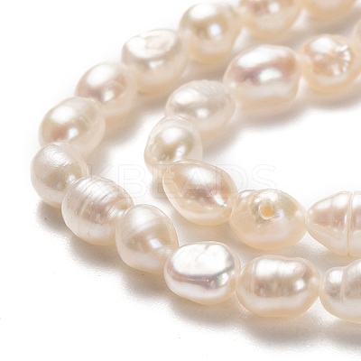 Natural Cultured Freshwater Pearl Beads Strands LS-PEAR-J005-61-1