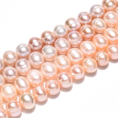 Natural Cultured Freshwater Pearl Beads Strands LS-PEAR-N013-06-A-01-1