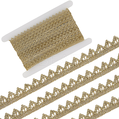 5Yards Polyester Lace Trim Ribbons OCOR-GF00005-12B-1