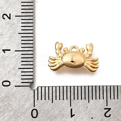 Ocean Theme Brass Charms KK-C096-13B-G-1