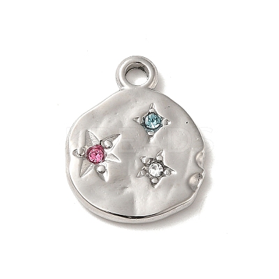 304 Stainless Steel Pendants STAS-L022-241P-1