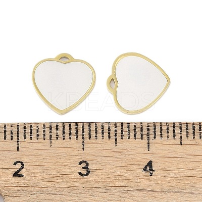 Natural Shell Charms STAS-P366-22A-G-1