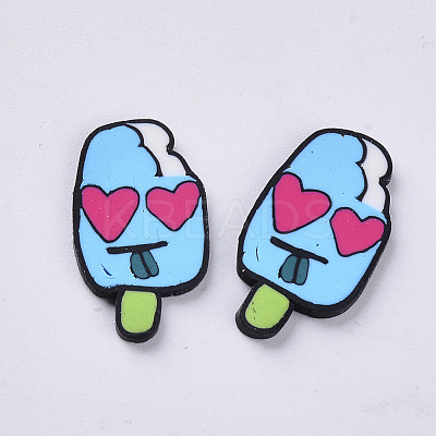 Handmade Polymer Clay Cabochons X-CLAY-S093-24-1