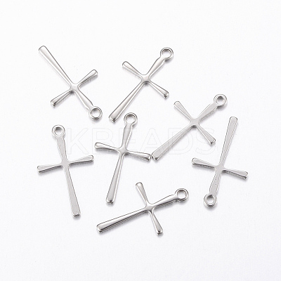 Tarnish Resistant 304 Stainless Steel Pendants X-STAS-L200-49P-1