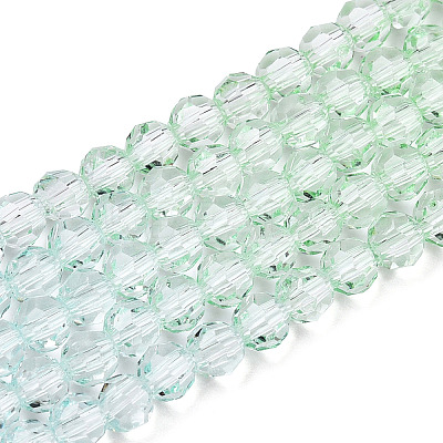 Transparent Glass Beads Strands X-GLAA-E036-07Z-01-1