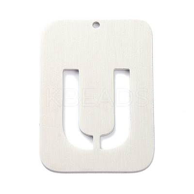 Non-Tarnish 304 Stainless Steel Pendants STAS-K216-49U-P-1
