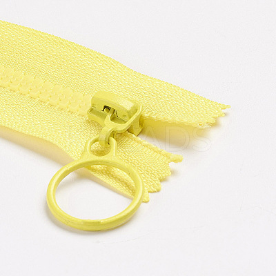 Resin Close End Zippers LS-FIND-WH0052-44D-1