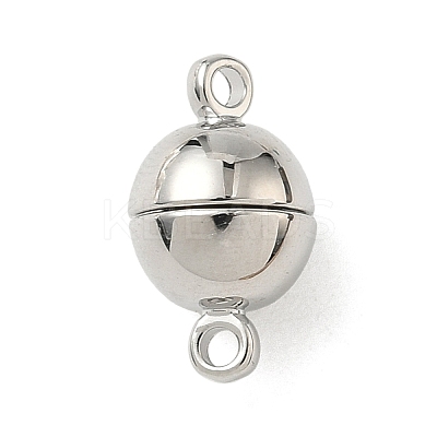 Round Brass Magnetic Clasps KK-B160-38P-1