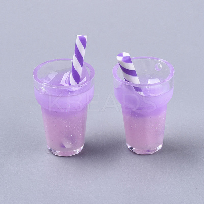 Imitation Juice Glass Pendants X-CRES-S359-20F-1