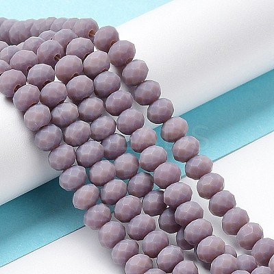 Glass Beads Strands EGLA-A034-P6mm-MD11-1