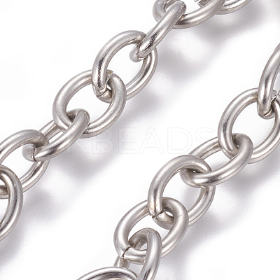 Tarnish Resistant 304 Stainless Steel Cable Chains CHS-L020-040P-1