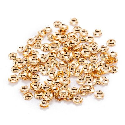 Brass Bead Cap KK-F824-029G-1