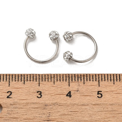 304 Stainless Steel Piercing Body Jewelry AJEW-C033-01A-P-1