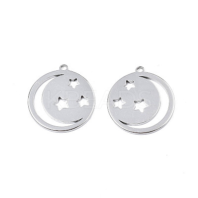 Non-Tarnish 201 Stainless Steel Pendants LS-STAS-T063-184P-1