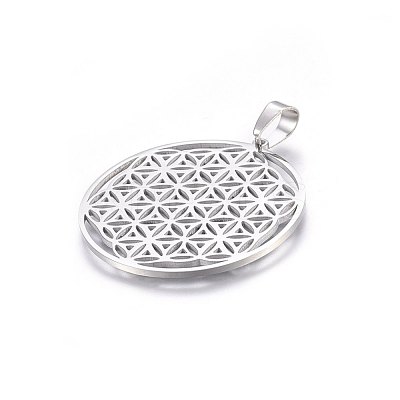 Non-Tarnish 304 Stainless Steel Pendants X-STAS-P209-18P-1