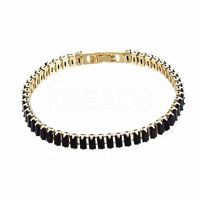 Cubic Zirconia Classic Tennis Bracelet X-ZIRC-S067-073B-NF-1