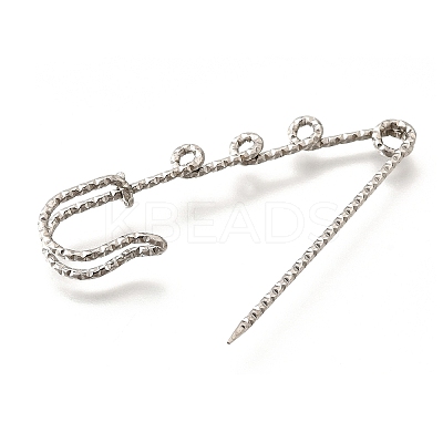 304 Stainless Steel Safety Pins Brooch Findings STAS-K252-11B-P-1