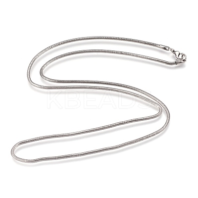 Tarnish Resistant 304 Stainless Steel Necklaces NJEW-G313-09P-1