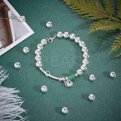 200Pcs DIY Electroplate Non-magnetic Synthetic Hematite Bead Stretch Bracelets Making Kits DIY-SC0014-92B-S-1