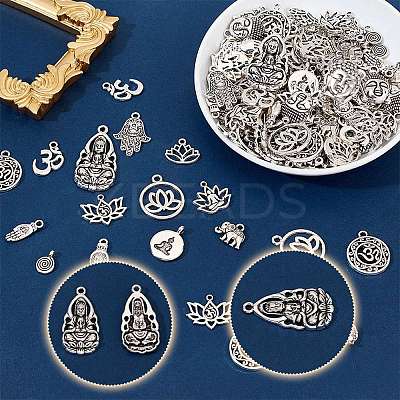 15 Styles Alloy Pendants FIND-GA0003-23-1